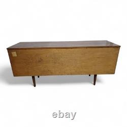 Buffet long en teck vintage des années 50