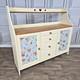 Buffet Vintage Shabby Chic En Pin Massif Pour Cuisine, Meuble Vasque R&eacute;tro