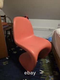 CHAISE ORANGE VERNER PANTON AUTHENTIQUE POUR VITRA - cuisine salle à manger bureau