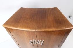 Cabinet à cocktails vintage des années 50 Turnidge de Londres avec clé