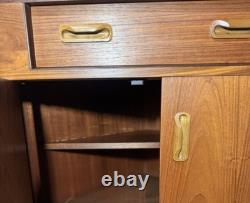 Cabinet d'angle Fresco en teck G-Plan (fin des années 1960-1970) qualité supérieure rétro