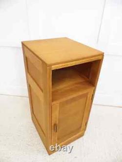 Cabinet de chevet en chêne vintage Art déco de AB Ltd, unité de meubles de qualité des années 1930