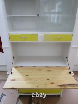 Cabinet de cuisine rétro 1950, unité de rangement de garde-manger avec tiroirs, rangement des années 1960