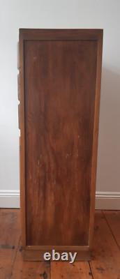 Cabinet de cuisine vintage en teck Solent, meuble haut avec tiroirs