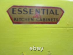 Cabinet de cuisine vintage rétro années 1930 1940 1950 avec rangement et tiroirs de garde-manger