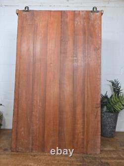 Cabinet mural vintage indien colonial en bois vitré pour salle de bain et cuisine