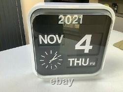 Calendrier De L'habitat Wall Flip Clock' Retro. Vintage Lovely Unmarked Entièrement Travaillé