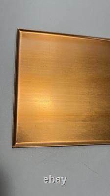 Carreaux Muraux en Métal Cuivre Solide VIKON Vintage 24 pcs, 4 ¼ x 4 ¼, Décor Rétro