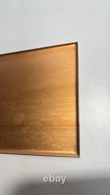 Carreaux Muraux en Métal Cuivre Solide VIKON Vintage 24 pcs, 4 ¼ x 4 ¼, Décor Rétro