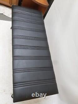 Chaise de banc de siège de chaise en bois de café de salle à manger de cuisine rétro vintage de milieu de siècle