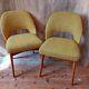 Chaise De Cuisine Rétro Vintage En Hêtre Mi-siècle Jaune - 1 Restée