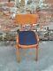 Chaise De Cuisine Vintage Rétro Simple En Hêtre Massif Et Placage De Hêtre