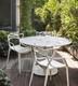 Chaise De Salle à Manger Bistro Style 4x Maître Pour Jardin, Café, Cuisine, Intérieur Et Extérieur, Empilable