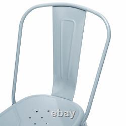 Chaises de Salle à Manger Métalliques Tolix, Chaises Empilables Industrielles pour Extérieur, Cuisine Vintage, Café Chaises de Salle à Manger Métalliques Tolix, Chaises Empilables Industrielles pour Extérieur, Cuisine Vintage, Café