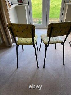 Chaises de cuisine rétro des années 1960