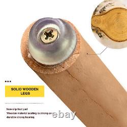 Chaises de salle à manger Ensemble de 4 chaises de cuisine rétro Eiffel Pieds en bois Chaise en plastique UK