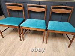 Chaises de salle à manger Teak Mcintosh par Tom Robertson ? Rétro mi-siècle MCM vintage