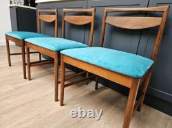 Chaises de salle à manger Teak Mcintosh par Tom Robertson ? Rétro mi-siècle MCM vintage