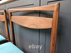 Chaises de salle à manger Teak Mcintosh par Tom Robertson ? Rétro mi-siècle MCM vintage