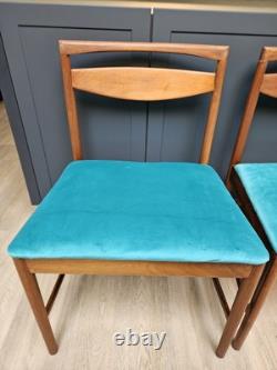 Chaises de salle à manger Teak Mcintosh par Tom Robertson ? Rétro mi-siècle MCM vintage