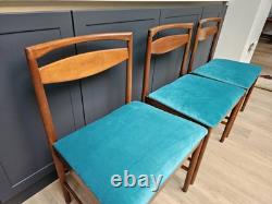Chaises de salle à manger Teak Mcintosh par Tom Robertson ? Rétro mi-siècle MCM vintage