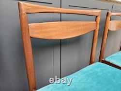 Chaises de salle à manger Teak Mcintosh par Tom Robertson ? Rétro mi-siècle MCM vintage