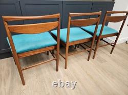 Chaises de salle à manger Teak Mcintosh par Tom Robertson ? Rétro mi-siècle MCM vintage