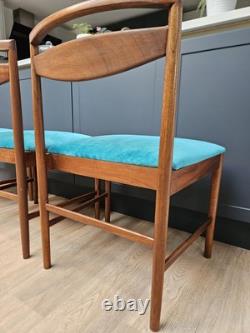 Chaises de salle à manger Teak Mcintosh par Tom Robertson ? Rétro mi-siècle MCM vintage