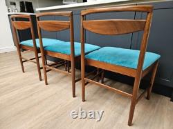 Chaises de salle à manger Teak Mcintosh par Tom Robertson ? Rétro mi-siècle MCM vintage