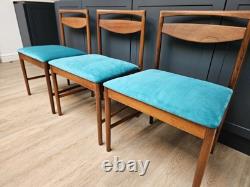 Chaises de salle à manger Teak Mcintosh par Tom Robertson ? Rétro mi-siècle MCM vintage