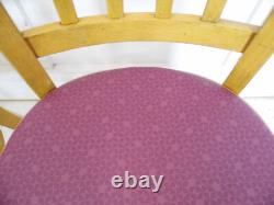Chaises de salle à manger vintage rétro des années 1970 en hêtre, ex-chaise de table Formica Ben
