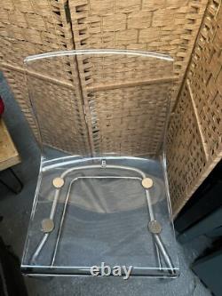 Chaises de salle à manger vintage rétro du milieu du siècle moderne MCM Ikea Tobias Chrome 4