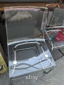 Chaises de salle à manger vintage rétro du milieu du siècle moderne MCM Ikea Tobias Chrome 4