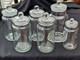 Collection De 6 Bocaux De Rangement Vintage Pour La Cuisine, Pour P&acirc;tes, Herbes Et L&eacute;gumineuses