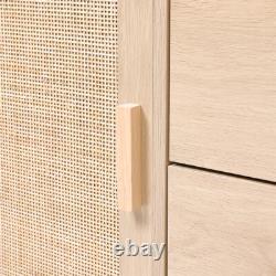 Commode moderne à 4 tiroirs, cabinet de chevet en bois, armoire, rangement de chambre