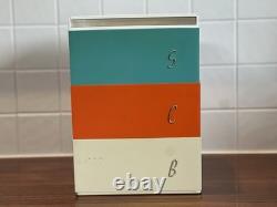 Conteneur empilable en plastique Nally Ware rétro vintage des années 1960 pour gâteaux, biscuits et scones