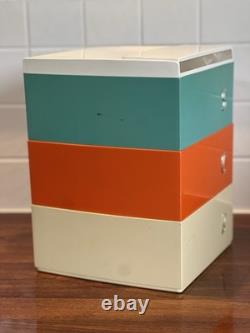 Conteneur empilable en plastique Nally Ware rétro vintage des années 1960 pour gâteaux, biscuits et scones