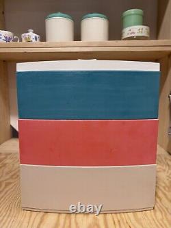 Conteneur empilable rétro vintage pour biscuits, scones et gâteaux + conteneur à sucre