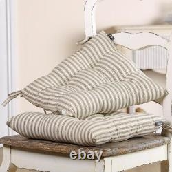 Coussins de chaise de cuisine d'intérieur imperméables, housses en tissu pour mobilier de patio