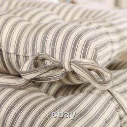 Coussins de chaise de cuisine d'intérieur imperméables, housses en tissu pour mobilier de patio