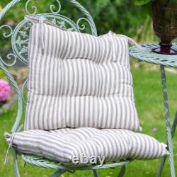 Coussins de chaise de cuisine d'intérieur imperméables, housses en tissu pour mobilier de patio