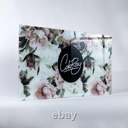 Crédence de Cuisine en Verre Trempé 140x70 Montagnes Sombres Vintage Rétro