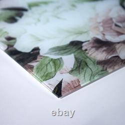 Crédence de cuisine en verre trempé 100x50 montagnes sombres vintage rétro