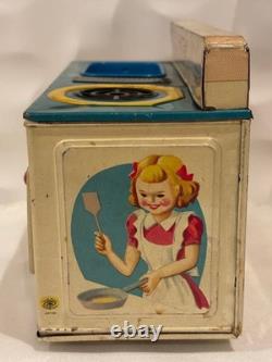 Cuisine Jouet Vintage Antique en Fer Blanc Showa Retro - Jouet de Simulation Mignon Collectible