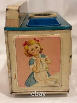 Cuisine Jouet Vintage Antique en Fer Blanc Showa Retro - Jouet de Simulation Mignon Collectible