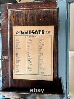 Cuisine de garde-manger rétro vintage de style Charleston du milieu du siècle Lusty Maidsaver