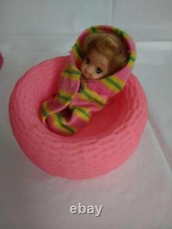 Cuisine de la famille Licca-Chan de Takara Tomy - Ensemble de jouets vintage rétro de 6 pièces - Vintage JPN