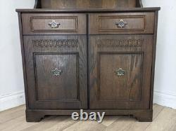 DRESSER Nouveau modèle petit buffet style chêne vintage hollandais avec 2 tiroirs livraison gratuite