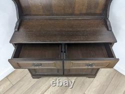 DRESSER Nouveau modèle petit buffet style chêne vintage hollandais avec 2 tiroirs livraison gratuite