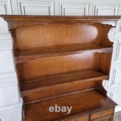 Dressoir gallois en chêne de style ancien en bois vintage de ferme de campagne